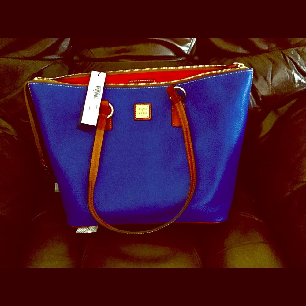 Dooney & Bourke New Top Grain Pebble Leather Tote.